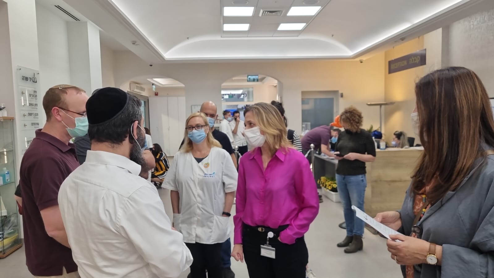 העליה בהידבקות בפוליו: ד"ר אלרעי פרייס ביקרה במתחם חיסונים