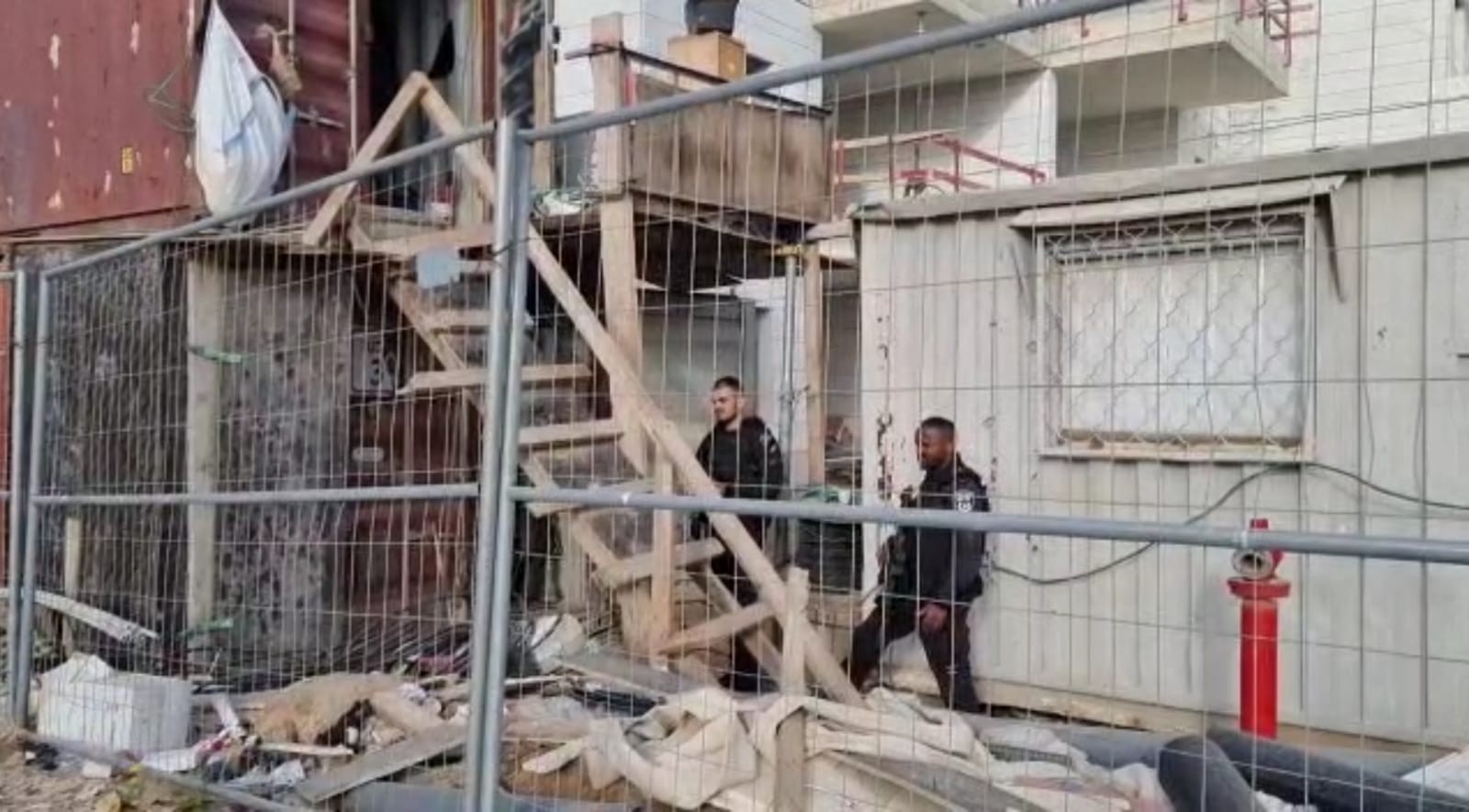 זירת הפיגוע. צילום: דוברות המשטרה