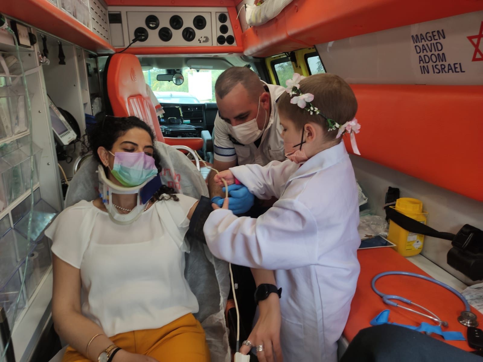 מיה ברקן, צילום: דוברות מד"א