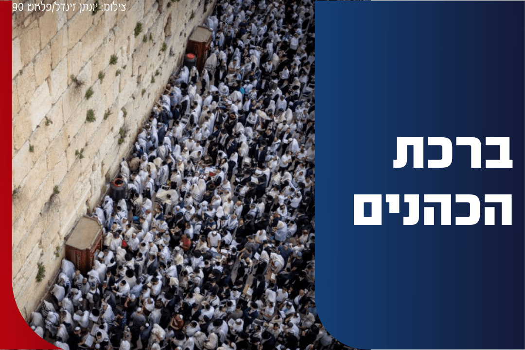 ברכת הכהנים המסורתית ברחבת הכותל המערבי | צפו
