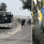 אוטובוסים נרגמו באבנים בדרך לכותל – חמישה פצועים | תיעוד
