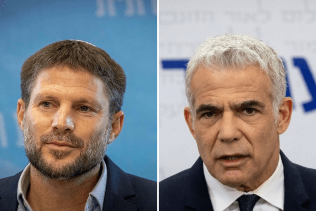 לפיד תוקף: "הממשלה - התשובה היחידה לברית של סמוטריץ' ועודה"