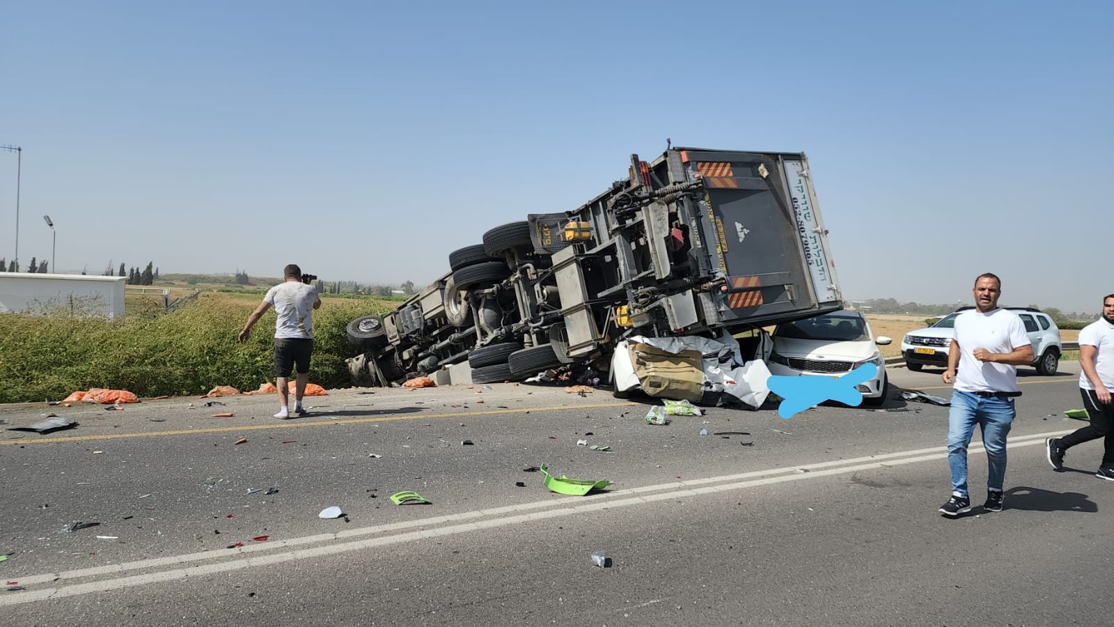 3 הרוגים ו-6 פצועים בתאונת דרכים קשה בבאר טוביה