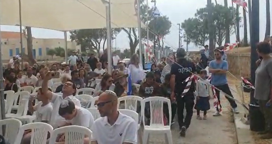 קריאות לעבר סער. צילום: יאיר קראוס מקור ראשון