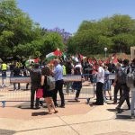 אחרי ת"א והעברית: דגלי אש"ף בלב אוניברסיטה נוספת | תיעוד