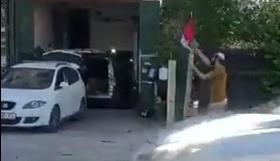 יהודים הסירו דגל אש"ף בחווארה | צפו
