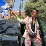 כזה עוד לא ראיתם: הלבוש הציוני של נטלי דדון למצעד הדגלים