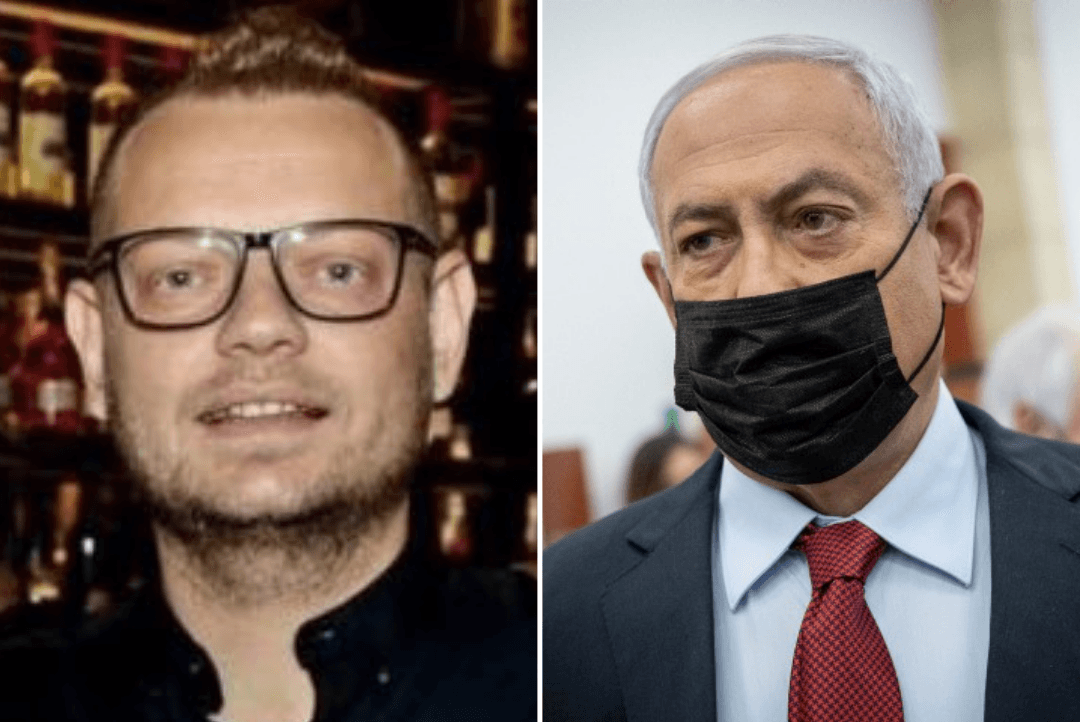 יבגני זרובינסקי ונתניהו, עיבוד: יונתן זינדל פלאש 90