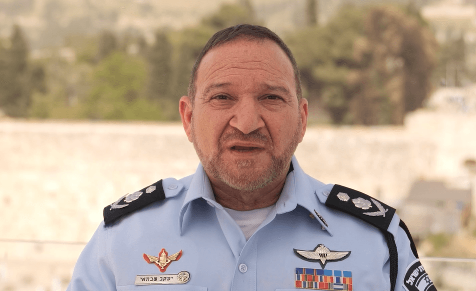 המפכ"ל רנ"צ יעקב שבתאי. דוברות המשטרה