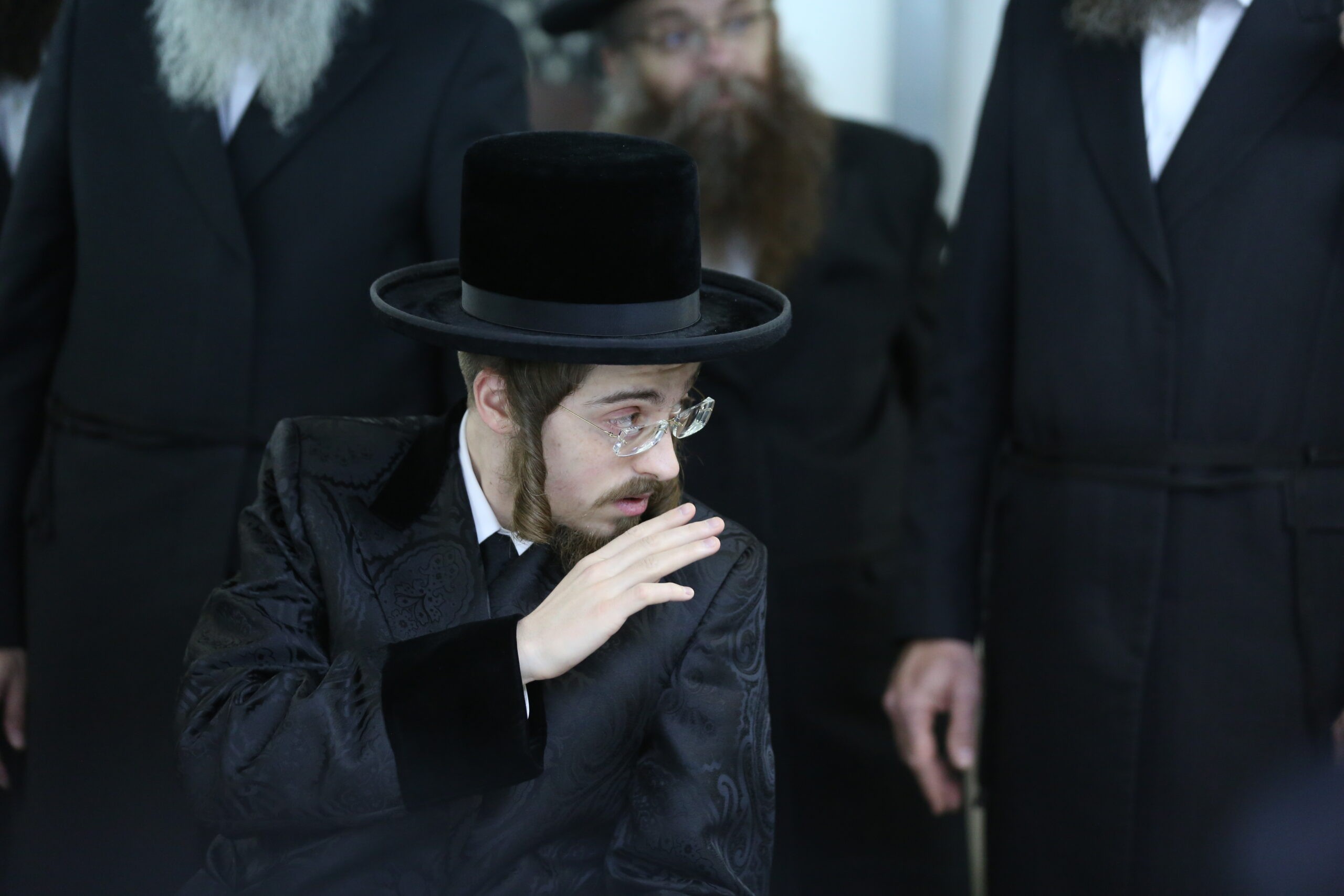 האדמו"ר הצעיר יותר, יצחק יהושע העשיל פרידמן. צילום: דוד כהן פלאש 90