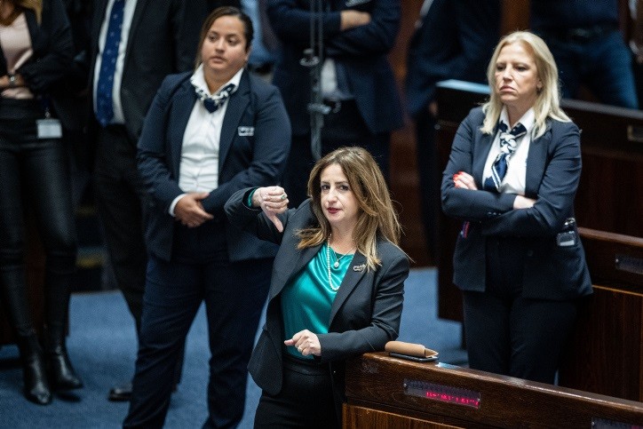זועבי: "סער לא מביא את חוק יו"ש להצבעה כי הבין שאני מתנגדת"