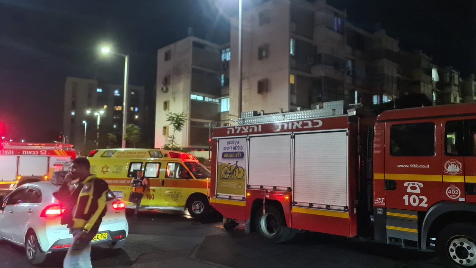 טרגדיה בבת ים: בן 60 נספה בשריפה בבניין מגורים בעיר
