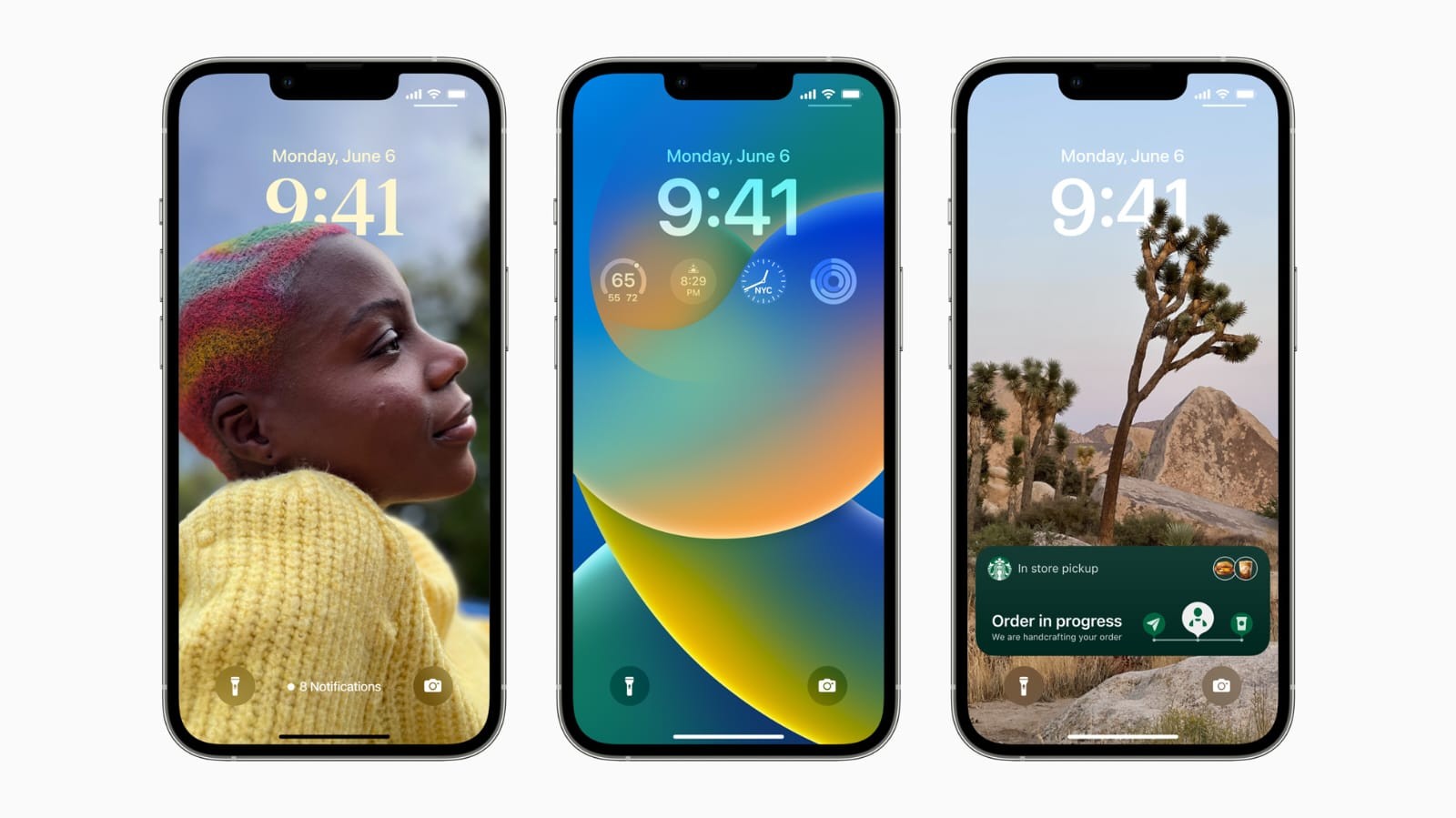 אפל מכריזה על מערכת IOS 16. קרדיט: אפל