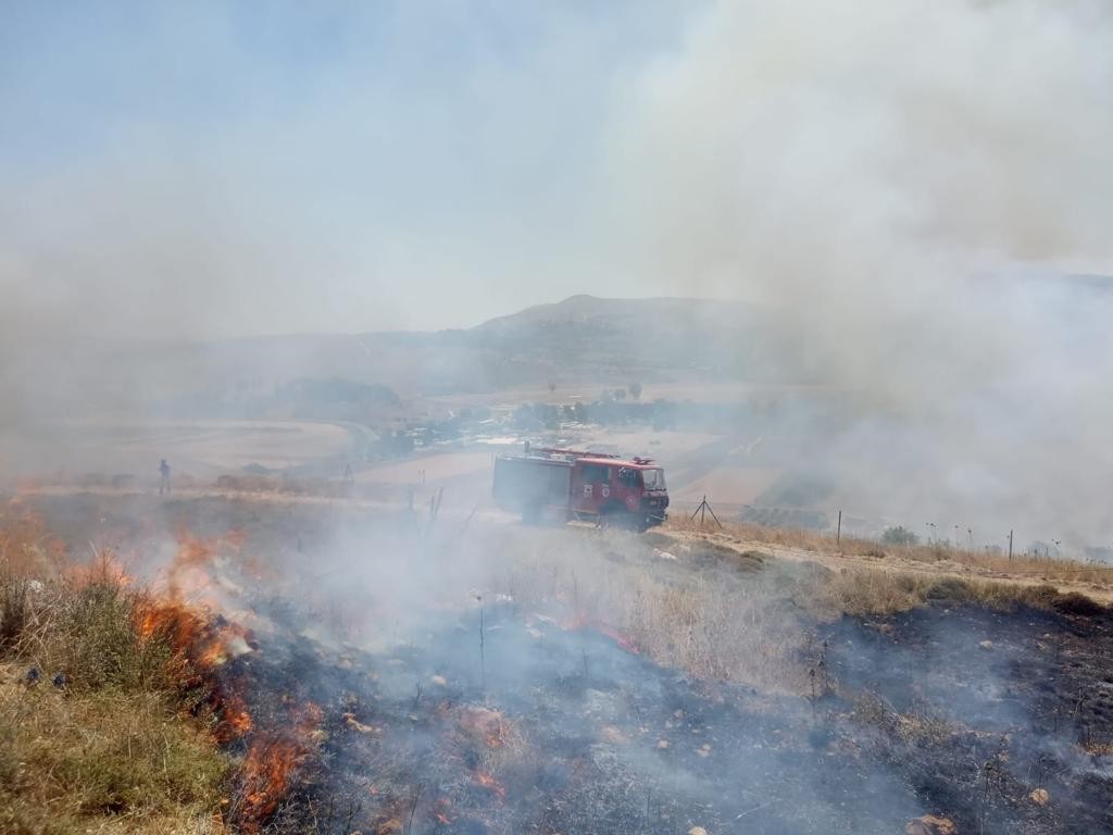 תושבים בגבעת רונן: "פעילי שמאל וערבים הציתו שטחים" | תיעוד