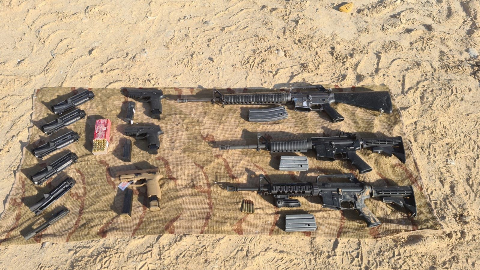 כוחותינו סיכלו ניסיון הברחת אמל"ח וכלי נשק באזור ים המלח
