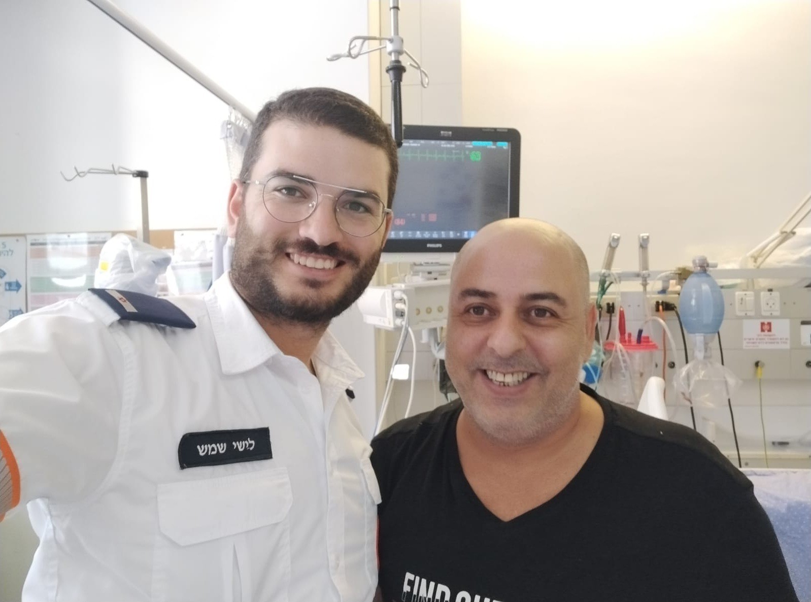 חייו של יוחנן ניצלו בזכות הדפיברילטור: "במקום ובזמן הנכון"