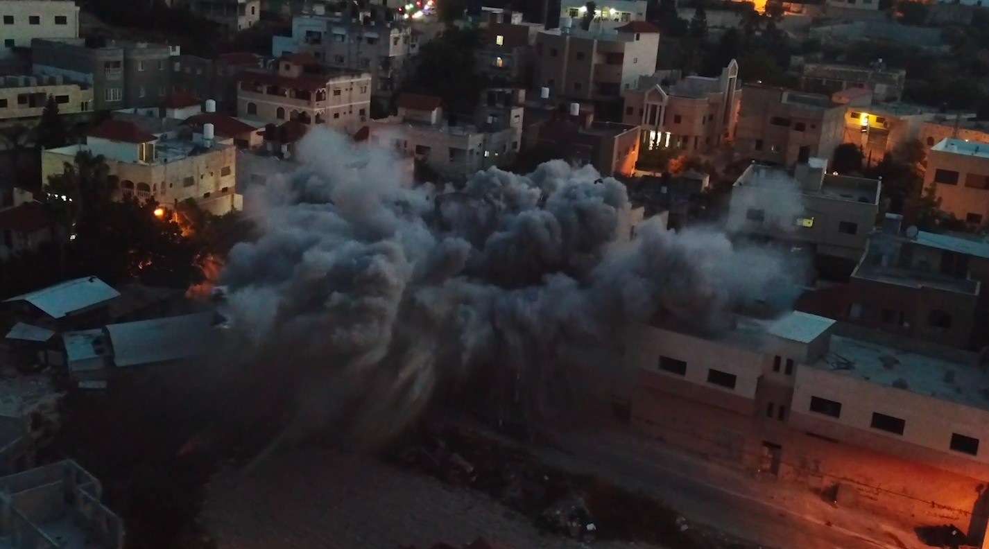 הריסת בית מחבל שרצח יהודים בבני ברק. צילום: דובר צה"ל