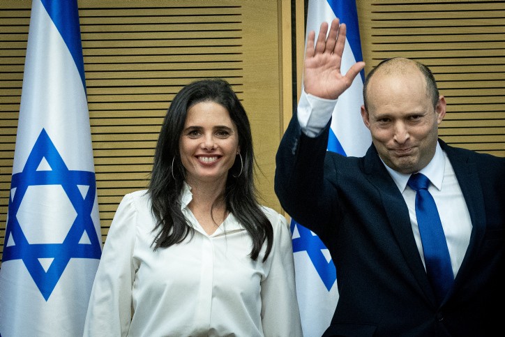  שקד ובנט. צילום: יונתן זינדל פלאש 90