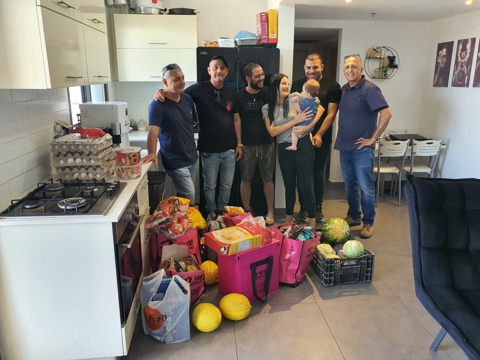 בעקבות הפרסום בחדשות 14, עובדי קק"ל העלו חיוך על פני המשפחה
