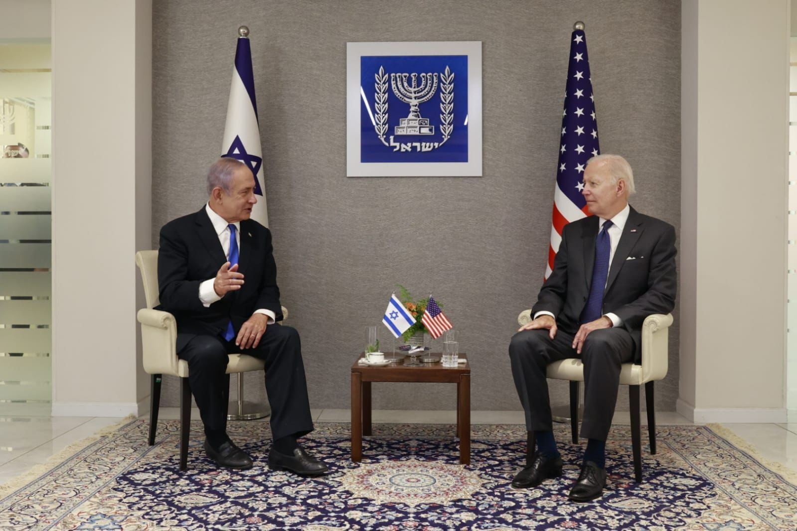 החלה פגישת נתניהו-ביידן, במוקד הפגישה: העסקה עם חמאס
