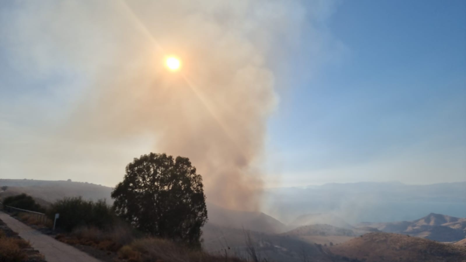 השריפה בדרום הגולן: הוסרה ההוראה לפינוי בתים בכפר חרוב