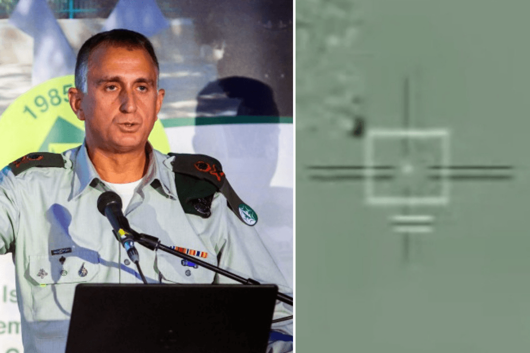 אלוף במיל' תמיר הימן, יירוט הכטמ"בים, קרדיט: פלאש 90, צילום מסך מתוך הסרטון