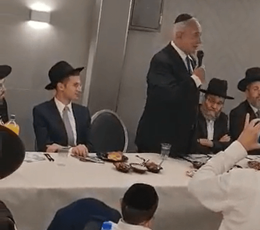 נתניהו בשבע ברכות אמש. שימוש חופשי