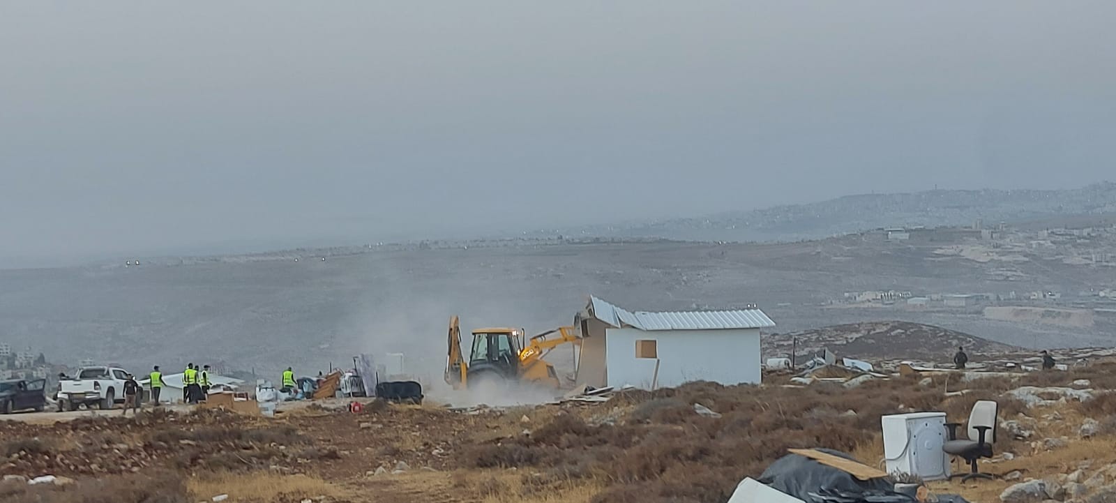 רמת מגרון, הבוקר. קרדיט צילום: ללא