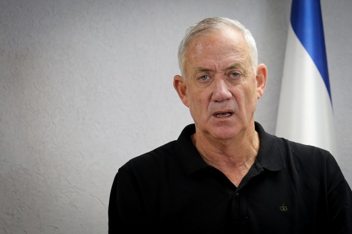 שר הביטחון לשעבר בני גנץ. צילום: פלאש 90