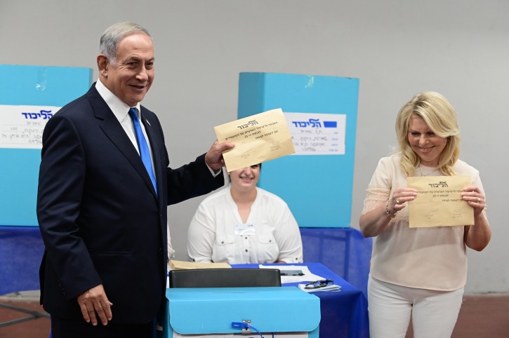 מרוצה מהתוצאות? נתניהו. צילום: תומר נויברג, פלאש 90