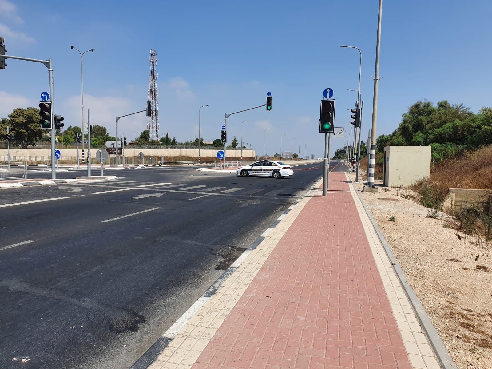 חסימת צירים בעוטף עזה. צילום: חדשות 14