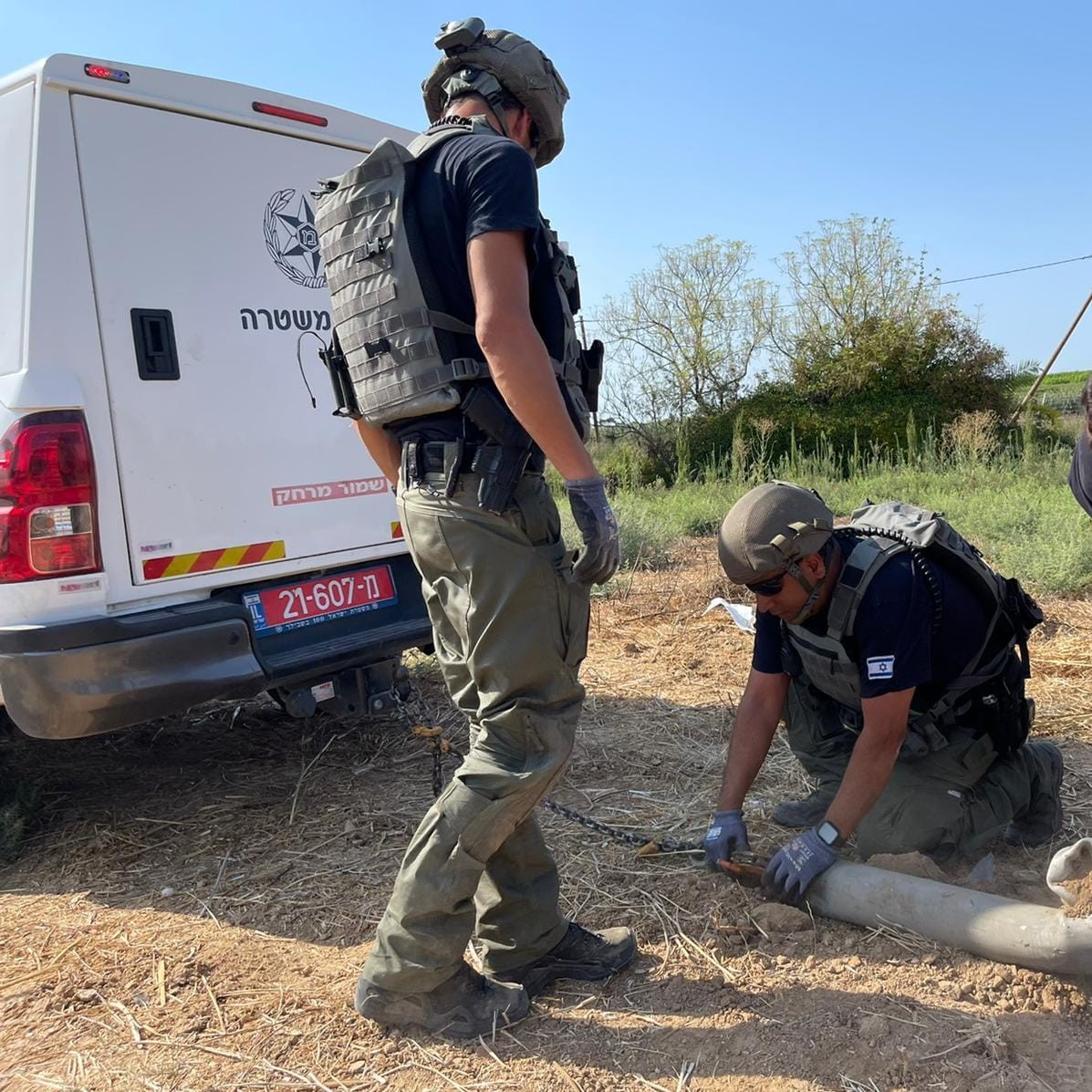 סמוך לבית פרטי: נפילת הרקטה במועצה האזורית שדות נגב