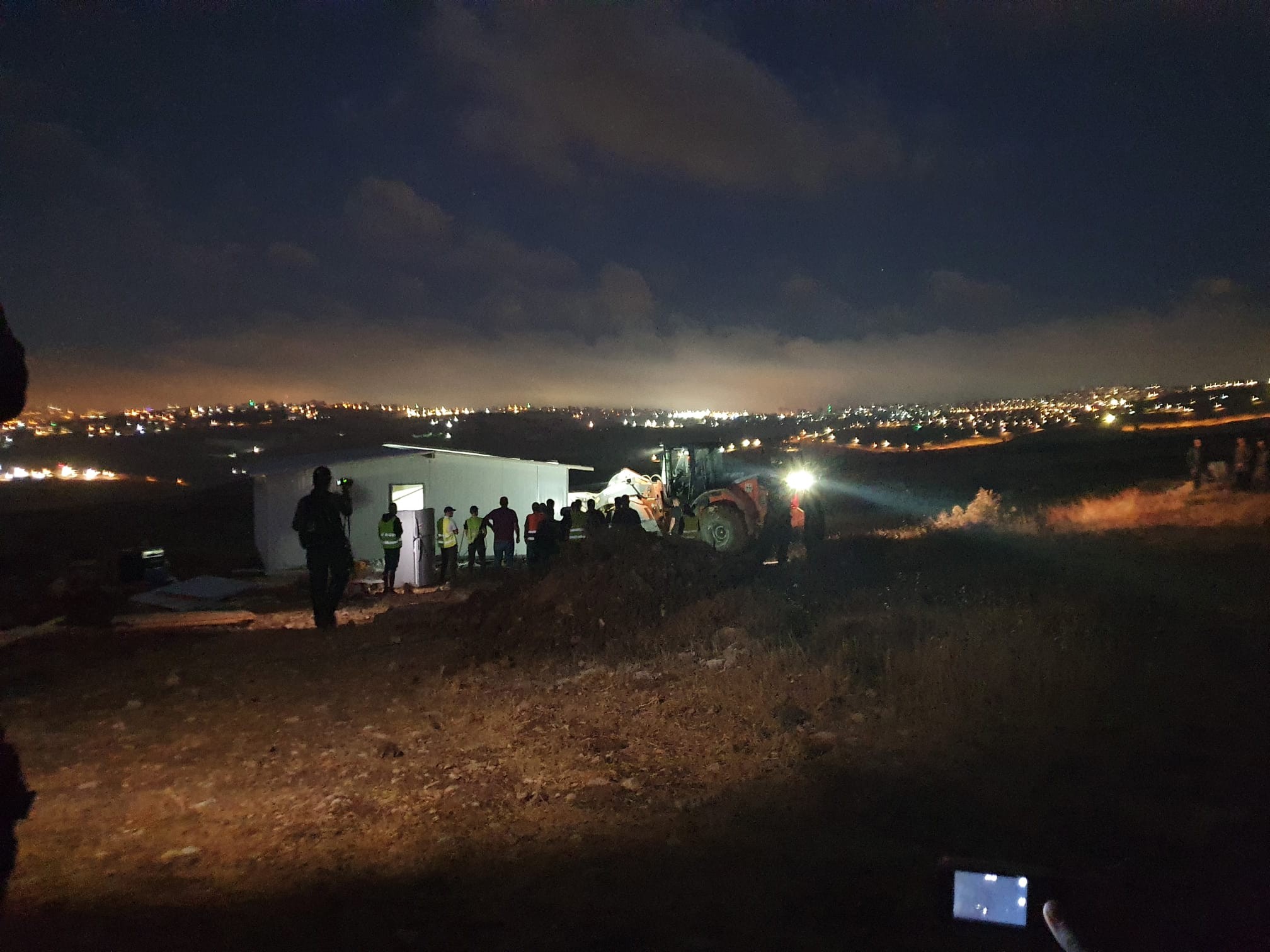 "גנץ עושה קמפיין על המתיישבים": שוב הרס מבנים ברמת מגרון