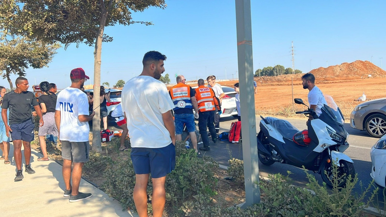 אימה בשפיים: ירי בוצע לעבר רכב - גבר בן 37 נפצע באורח קשה