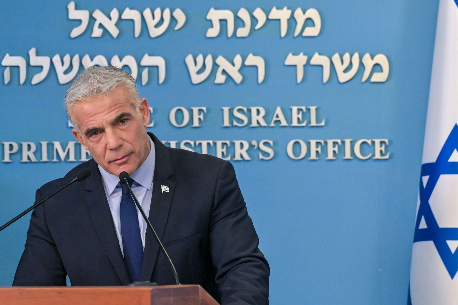 לפיד נגד המערב: "לא מתכוננים לחיות כשמעל ראשנו יש איום גרעיני"