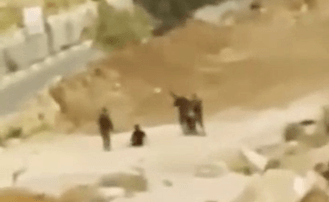 צילום מסך מתוך הסרטון שהוביל לסערה. קרדיט: רשתות ערביות