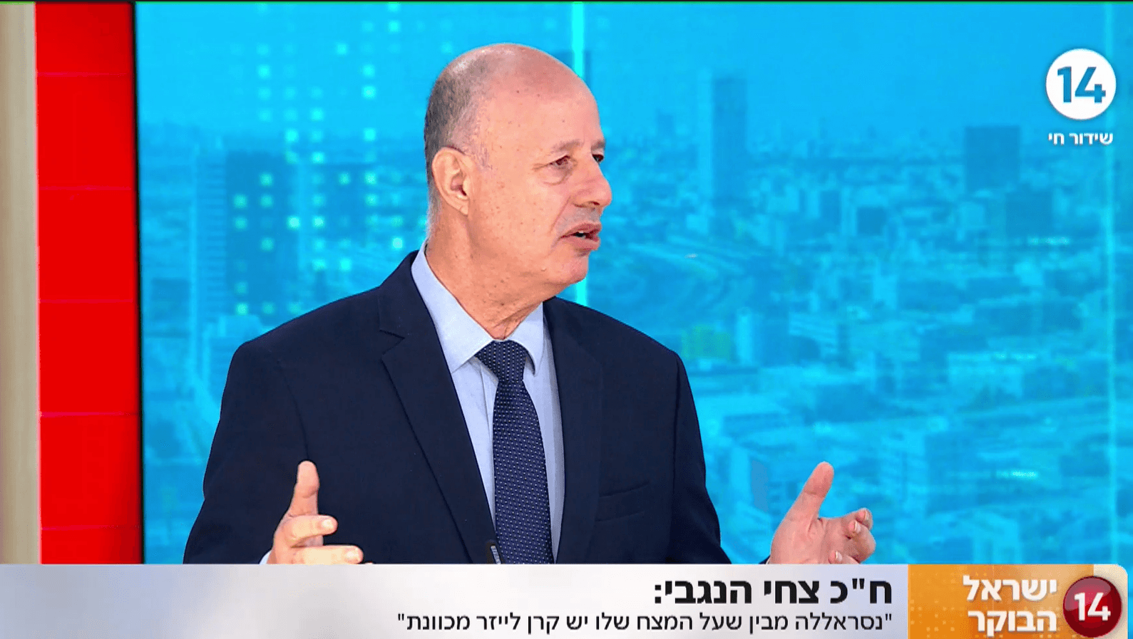 ח"כ צחי הנגבי: "גוש הימין מבין שהפעם הבחירות לא אישיות"