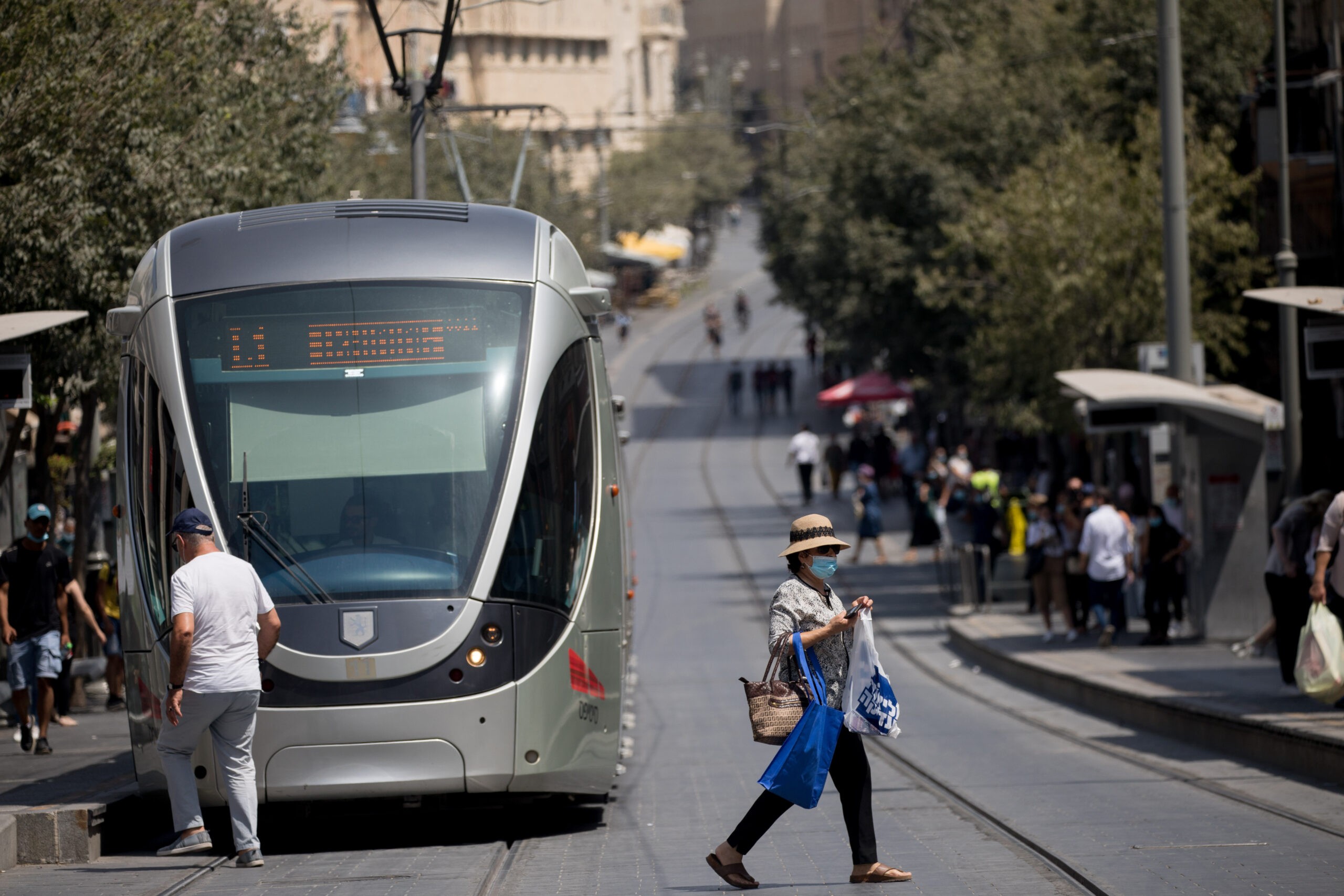 הרכבת הקלה בירושלים |  צילום: יונתן זינדל, פלאש 90