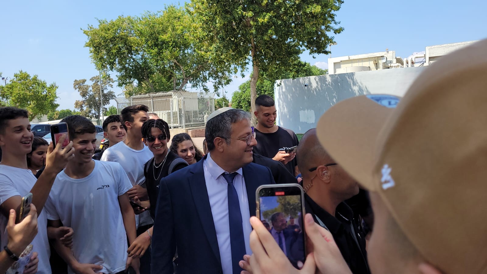 בן גביר הגיע לבליך. צילום: עוצמה יהודית.