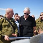 גנץ סייר בגדר סמוך לג'למה וקיבל סקירה אודות האירוע בו נהרג רס"ן בר פלח