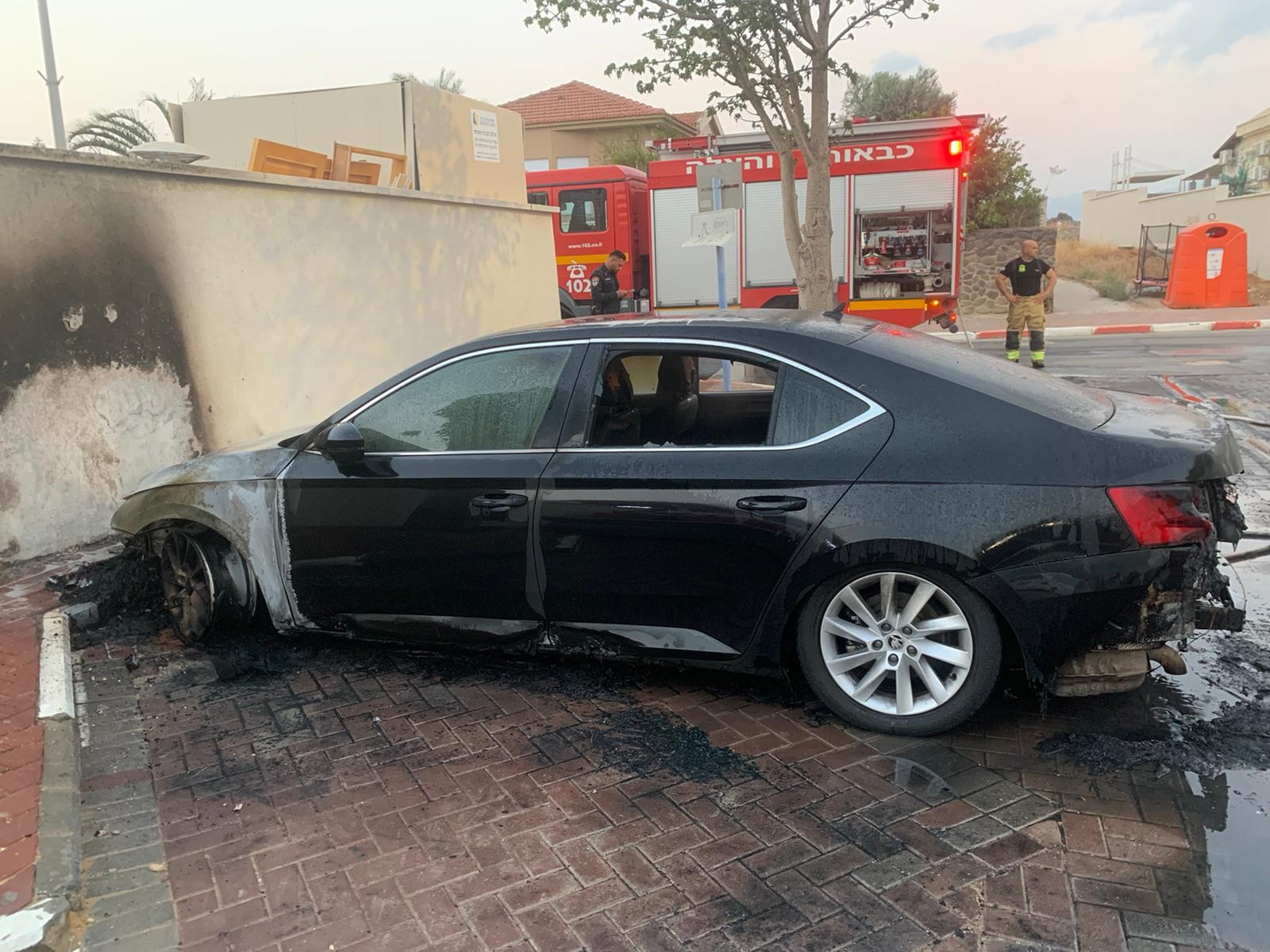 רכב של עובד עירייה בכיר בבית שאן הוצת - המשטרה פתחה בחקירה