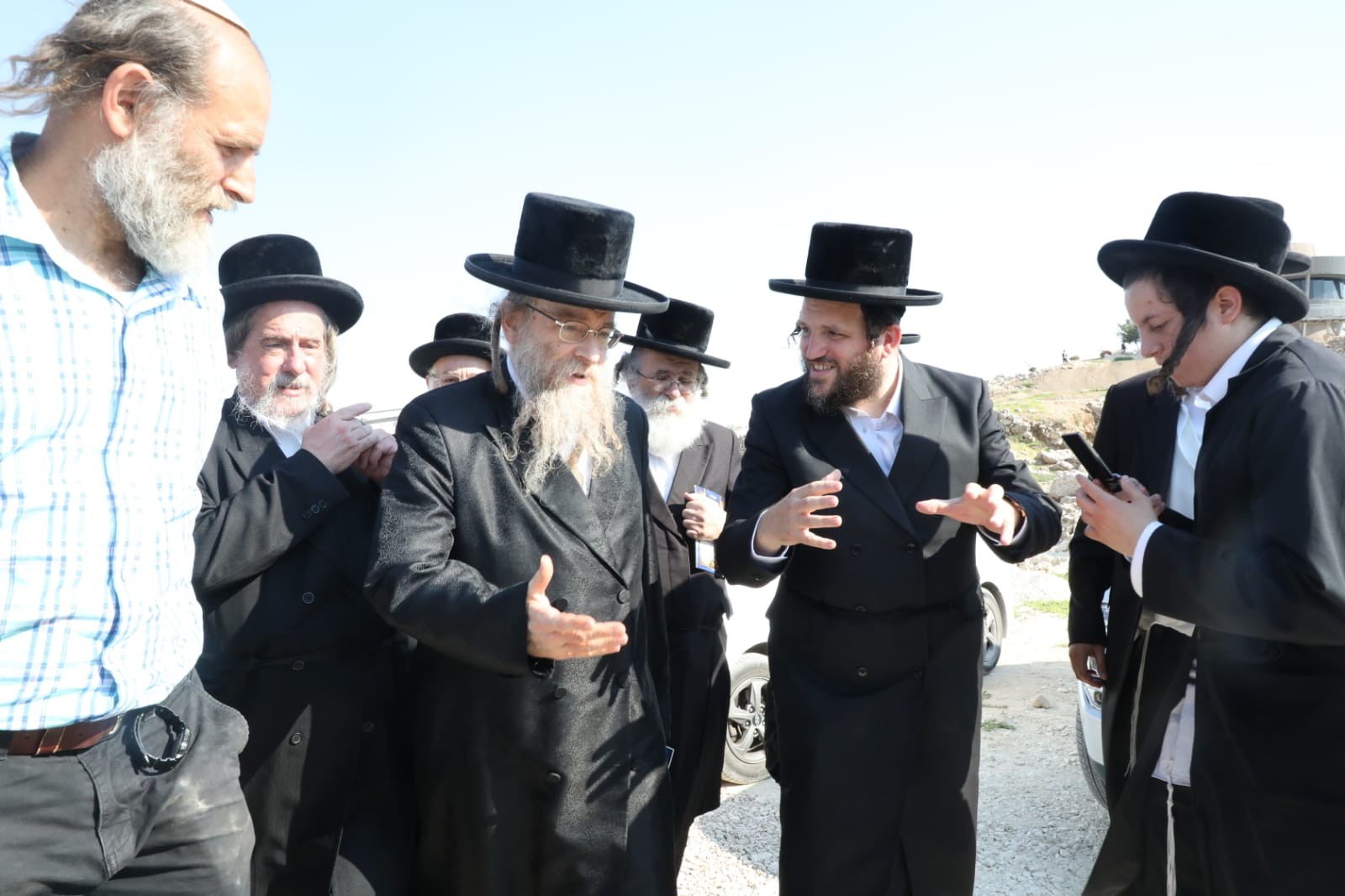 אירוע נדיר בבנימין: האדמו"ר הגיע לשילה וערך תפילה לחשוכי ילדים