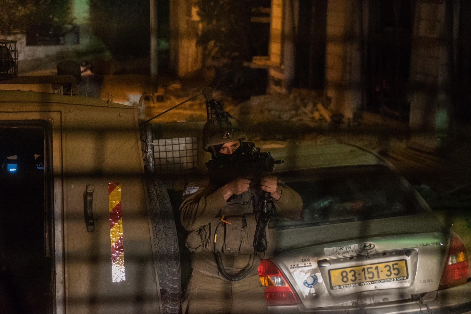 רכב האיץ לעבר כוחותינו במהלך פעילות בג'ילזון - הלוחמים השיבו באש