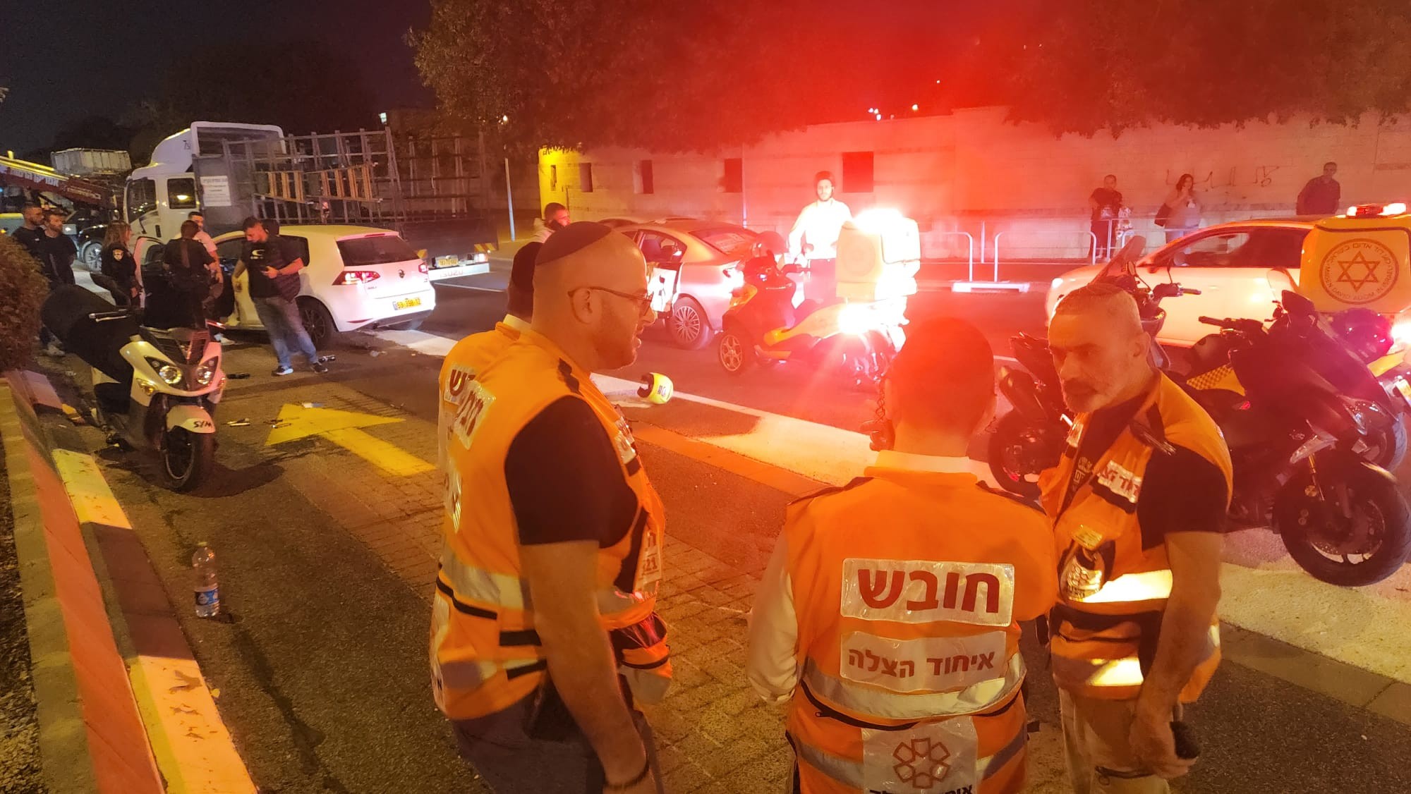 קריית אתא: רוכב אופנוע נורה בראשו ונפצע קשה; הרקע לאירוע פלילי