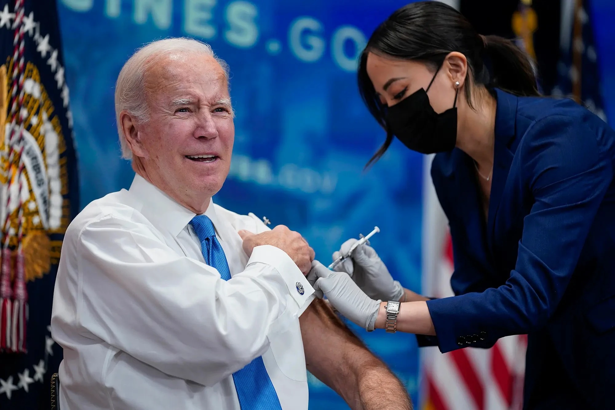 למרות שטען שהמגפה נגמרה: הנשיא ביידן התחסן נגד קורונה בפעם החמישית