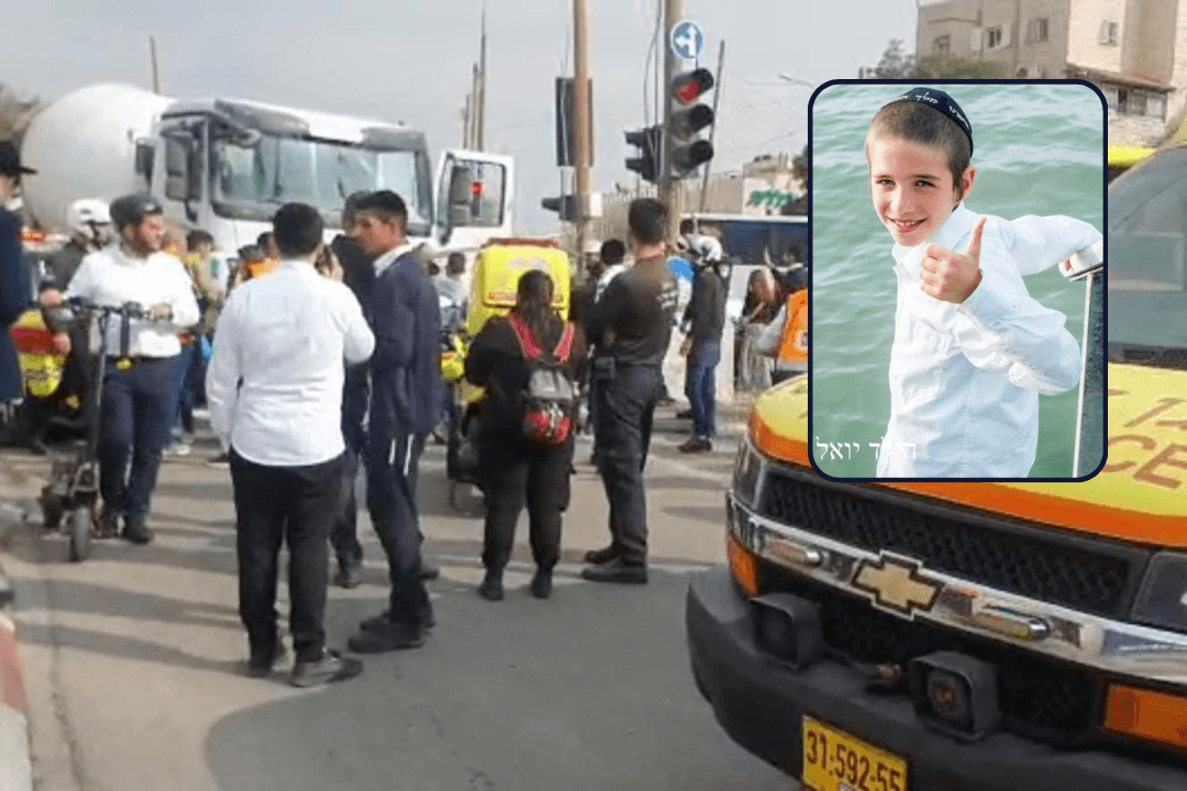 טרגדיה בירושלים: ילד בן 10 פליט מאוקראינה נפגע ממשאית ונהרג