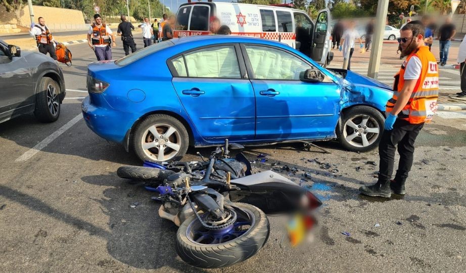 בת 25 נפגעה קשה בתאונת דרכים באשדוד - המשטרה חוקרת את האירוע