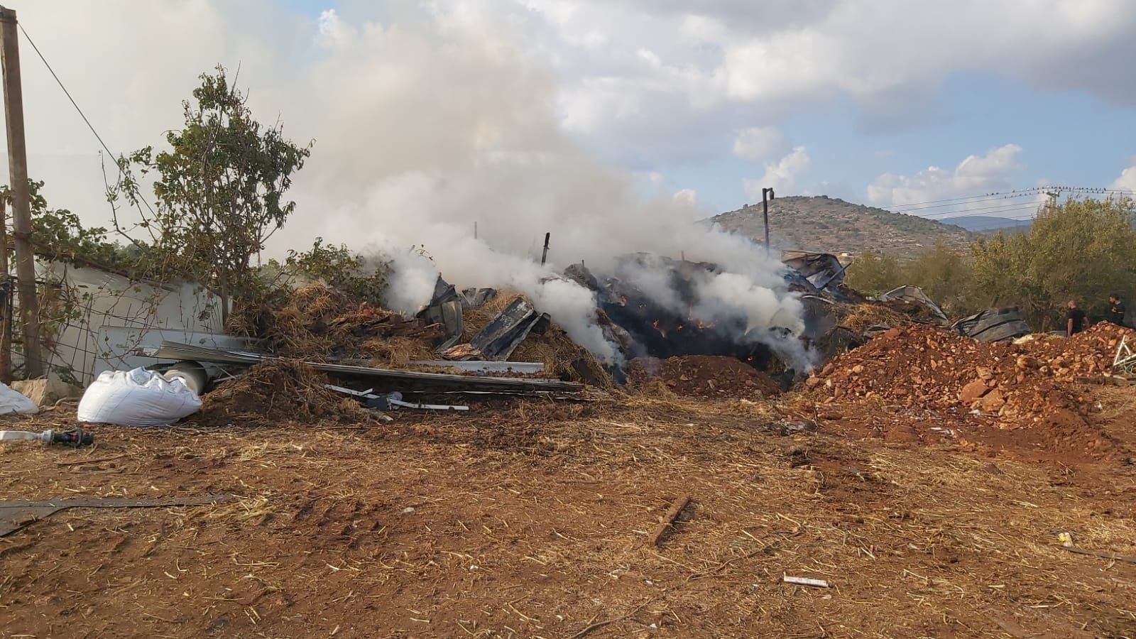 זירת האירוע. קרדיט צילום: דוברות כב״ה צפון