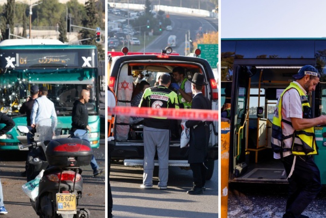 פיגוע המטענים המשולב בירושלים | צילום: אוליביה פיטוסי, פלאש 90