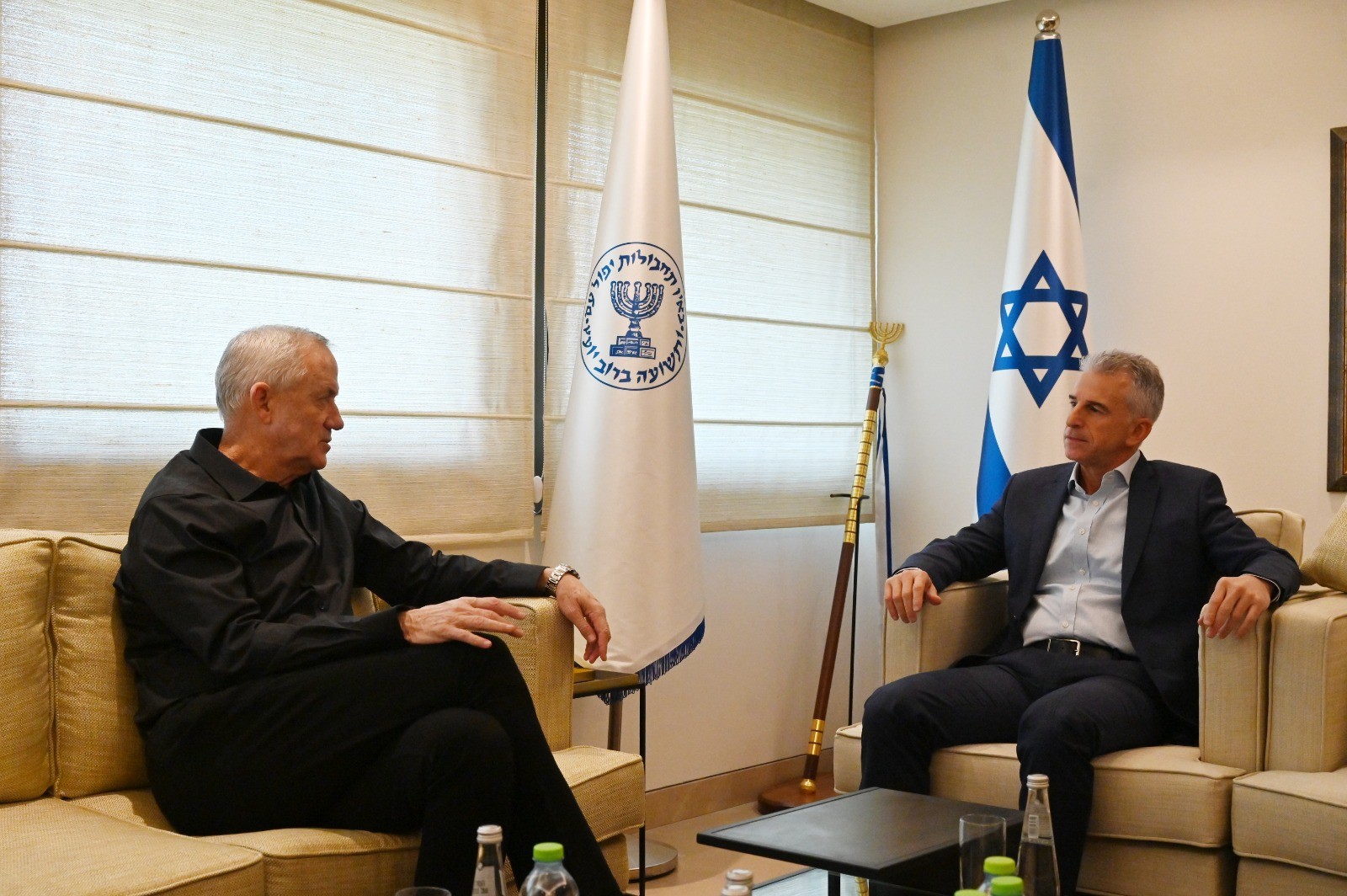 גנץ נפרד מראשי המוסד: "מודה על הזכות ללוות אתכם"